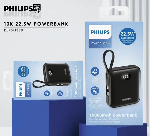 Philips 10,000mAh 22.5W Power Bank DLP5713CB