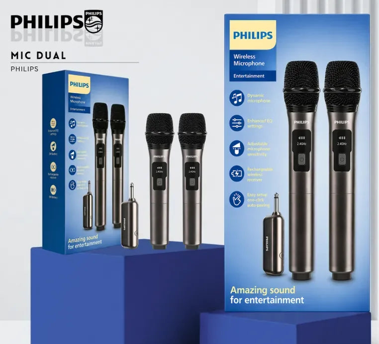 Philips Dual Wireless Microphone