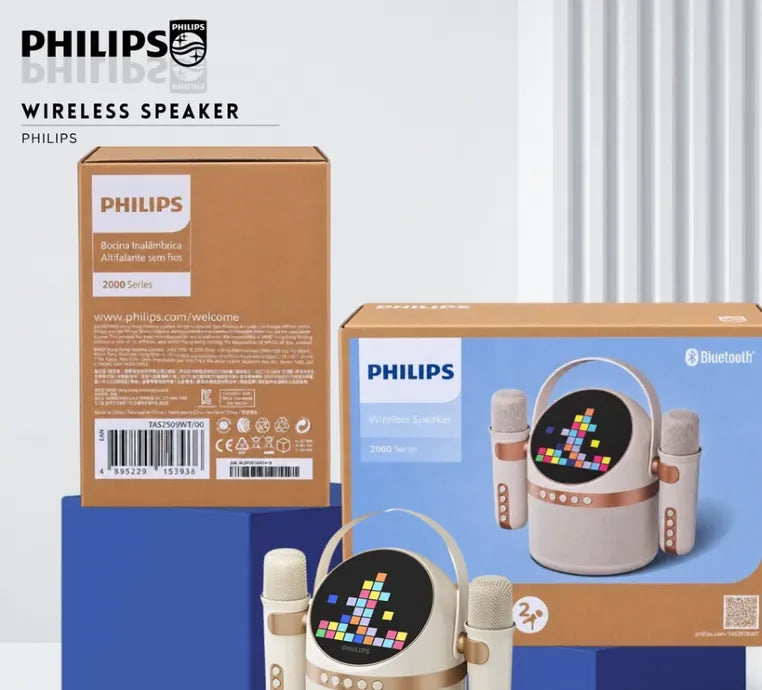 Philips Karaoke Speaker with Microphones