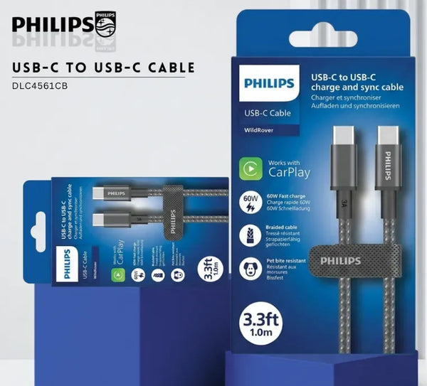 Philips USB-C to USB-C Cable DLC4561CB