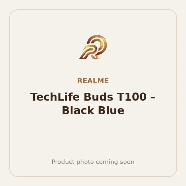 Realme TechLife Buds T100 – Black Blue