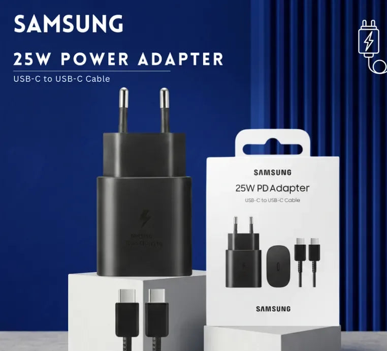 Samsung 25W Power Adapter (2-Pin + Cable)