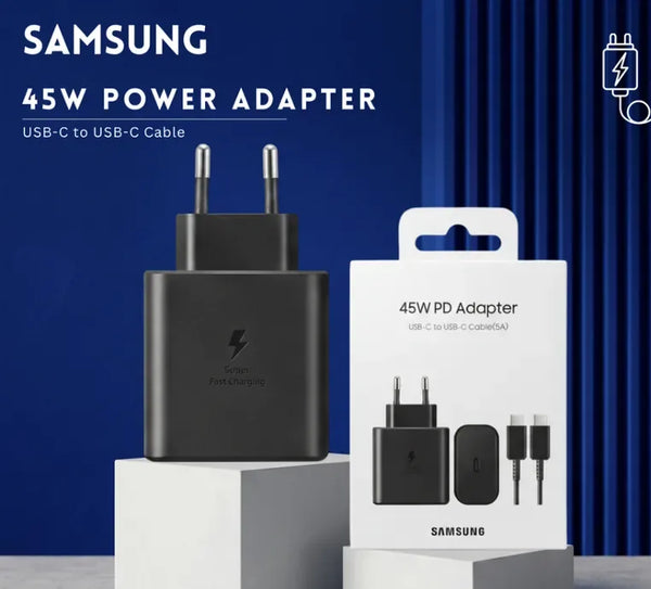 Samsung 45W Power Adapter (2-Pin + Cable)