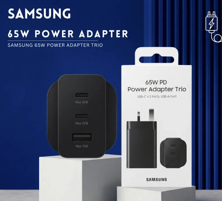 Samsung 65W Power Adapter (3-Pin Trio)